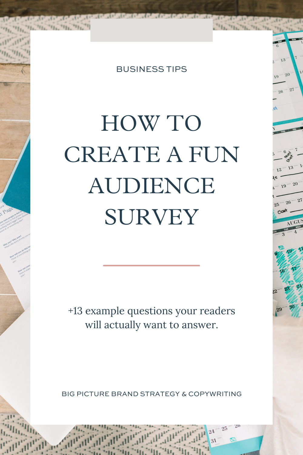 blog post How to create an audience survey with example questions